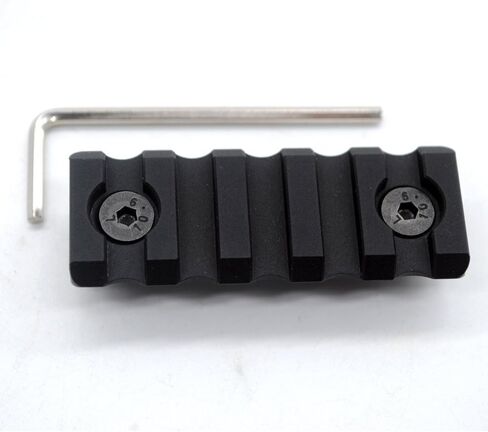 Trirock Picatinny Rail Section 2.2 Inch 5 Slot with Dual Interface for Both Keymod & MLK Rail Mount System in Kuwait