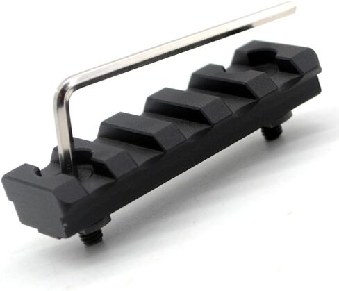 Trirock Picatinny Rail Section 2.2 Inch 5 Slot with Dual Interface for Both Keymod & MLK Rail Mount System in Kuwait