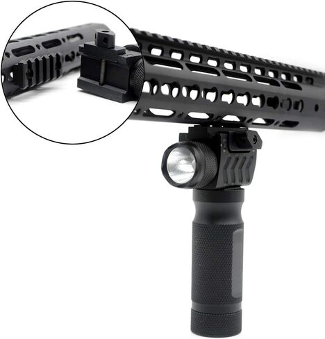 Trirock Picatinny Rail Section 2.2 Inch 5 Slot with Dual Interface for Both Keymod & MLK Rail Mount System in Kuwait