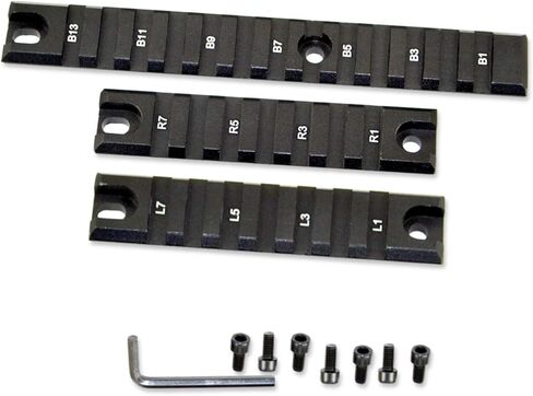 Sniper Model G36 Set of 3 Picatinny/Weaver Accessory Rails (Left 7 Slots, Right 7 Slots, Bottom 13 Slots) in Saudi Arabia