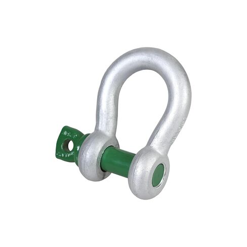1" 8-1/2mt G-4161 Galvanized Screw PIN Anchor Shackle #GPGHBB25 GREEN PIN in Saudi Arabia