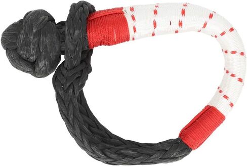 Overland Vehicle Systems Soft Shackle 3/8" x 23" Synthetic Rope – 36,000 LB Breaking Strength, Loop End with Protective Abrasive Sleeve for Off-Road Recovery in Kuwait