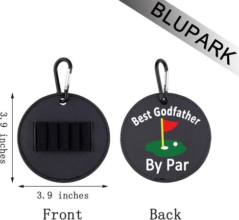 أفضل عراب من Par Leather Golf Tees حامل مضحك لعبة غولف تي شيرت هدية عيد ميلاد للعراب in Saudi Arabia