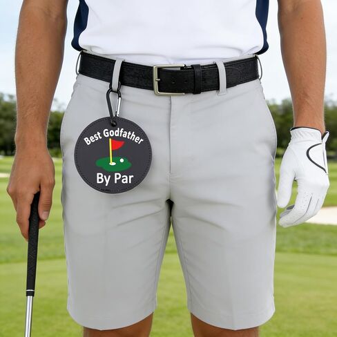 أفضل عراب من Par Leather Golf Tees حامل مضحك لعبة غولف تي شيرت هدية عيد ميلاد للعراب in Saudi Arabia