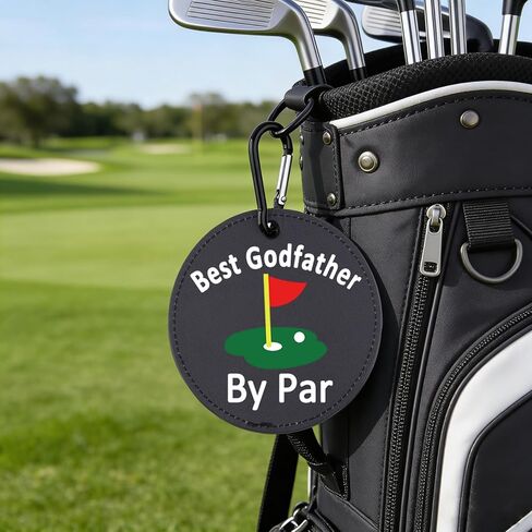 أفضل عراب من Par Leather Golf Tees حامل مضحك لعبة غولف تي شيرت هدية عيد ميلاد للعراب in Saudi Arabia