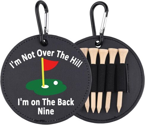 Golf Tee Holder I'm Not Over The Hill I'm on The Back Nine Golf Tee Tag Birthday Gift for Dad in Saudi Arabia