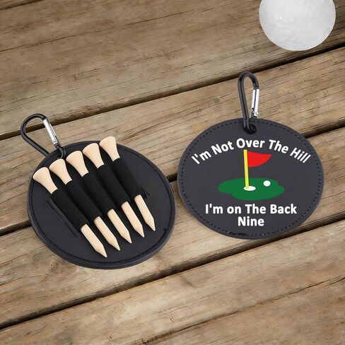 Golf Tee Holder I'm Not Over The Hill I'm on The Back Nine Golf Tee Tag Birthday Gift for Dad in Saudi Arabia