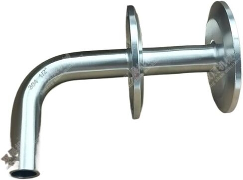 1.5" TC x 1.5" TC x .5" Tube Tri Clover Tube Tri Clamp Racking Arm 12.7mm OD in Kuwait