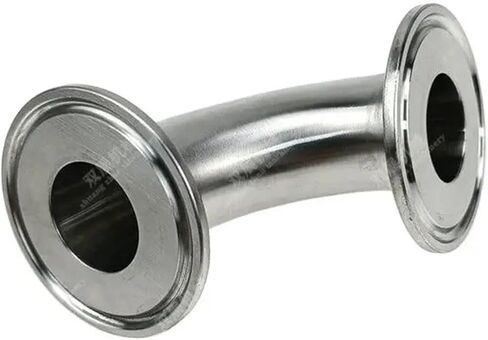1" Tri Clamp 25mm Tube OD Elbow 90 Degree Pipe Fitting SS304 2CMP in Saudi Arabia