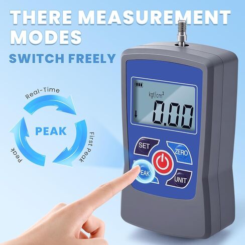 NEWTRY Digital Fruit Penetrometer Handheld Hardness Tester with Pressure Foot Fruit Firmness Sclerometer for Determining The Maturity Level of Fruit in Kuwait