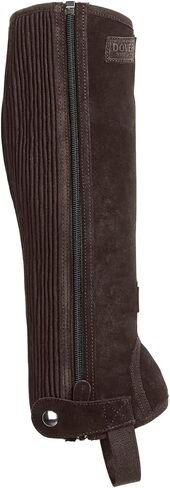 Dover Saddlery DS Suede Half Chaps with Silicone Grip Patch in Saudi Arabia