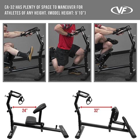 Valor Fitness Back Stretch Machine - Total Body Leg Stretching Equipment Home Gym Flexibility Therapy Workout Max Weight 350 Pounds - Straps Included in Saudi Arabia