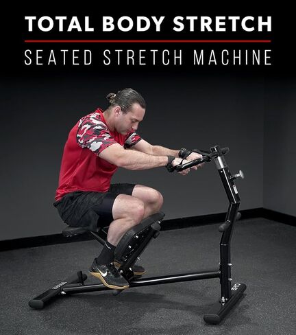 Valor Fitness Back Stretch Machine - Total Body Leg Stretching Equipment Home Gym Flexibility Therapy Workout Max Weight 350 Pounds - Straps Included in Saudi Arabia