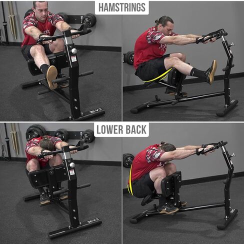 Valor Fitness Back Stretch Machine - Total Body Leg Stretching Equipment Home Gym Flexibility Therapy Workout Max Weight 350 Pounds - Straps Included in Saudi Arabia