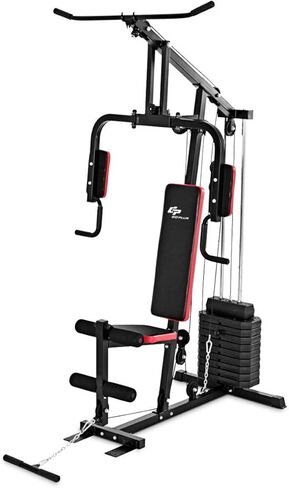 Goplus Multifunction Home Gym System Weight Training Exercise Workout Equipment Fitness Strength Machine for Total Body Training in Saudi Arabia