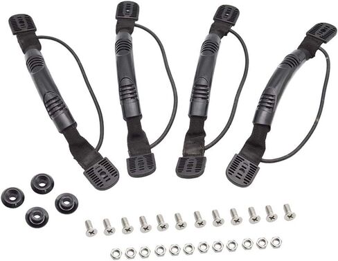 دعامة جانبية لمقبض سحب بلاستيكي، مقبض حمل جانبي لقارب الزورق 2 أزواج مع براغي in Kuwait