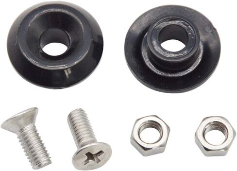 دعامة جانبية لمقبض سحب بلاستيكي، مقبض حمل جانبي لقارب الزورق 2 أزواج مع براغي in Kuwait