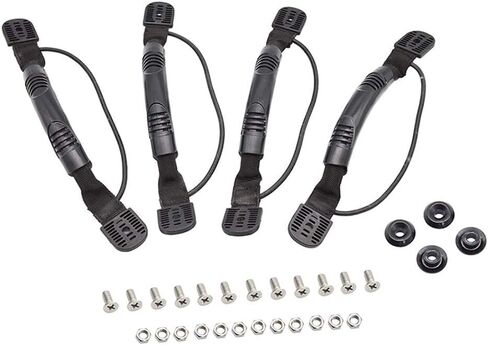 دعامة جانبية لمقبض سحب بلاستيكي، مقبض حمل جانبي لقارب الزورق 2 أزواج مع براغي in Kuwait