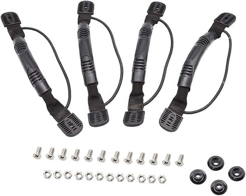 دعامة جانبية لمقبض سحب بلاستيكي، مقبض حمل جانبي لقارب الزورق 2 أزواج مع براغي in Kuwait