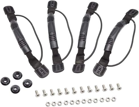 دعامة جانبية لمقبض سحب بلاستيكي، مقبض حمل جانبي لقارب الزورق 2 أزواج مع براغي in Kuwait