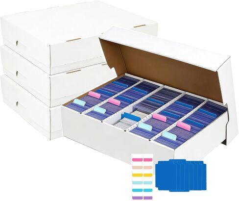 3900 Count Monster 5 Row Storage Box for Collectible Trading Cards, Soccer, Baseball Game Cards in Kuwait