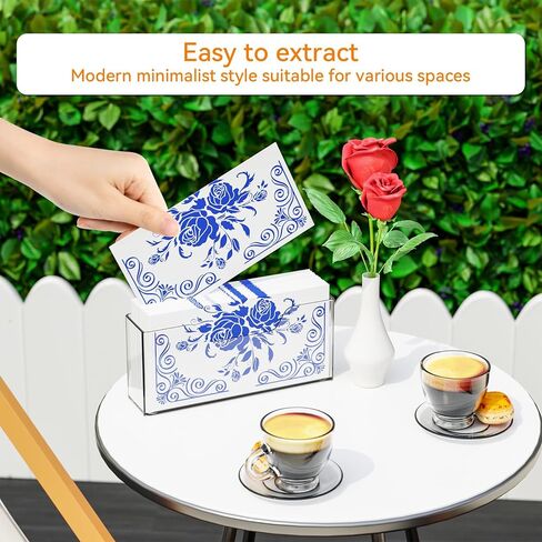 حامل مناديل الحمام الأكريليك من Yieach - صينية حامل مناشف الضيوف العمودية بطول 9 بوصات لمنشفة اليد التي تستخدم لمرة واحدة، موزع مناديل الحمام الشفاف من لوسيت للمنزل والفندق والمكتب، حزمة من 1 in Kuwait