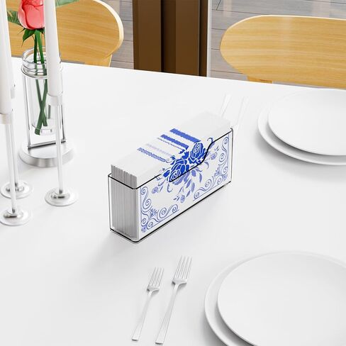 حامل مناديل الحمام الأكريليك من Yieach - صينية حامل مناشف الضيوف العمودية بطول 9 بوصات لمنشفة اليد التي تستخدم لمرة واحدة، موزع مناديل الحمام الشفاف من لوسيت للمنزل والفندق والمكتب، حزمة من 1 in Kuwait