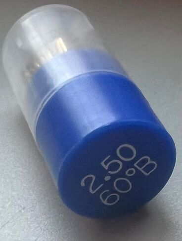 فوهة موقد الزيت، 2.50 60 ب، غطاء أزرق للرذاذ الصلب 2.50 60 ب، فوهة زيت 2.50 جالون في الدقيقة مع رذاذ صلب بزاوية 60 درجة داخل موقد الزيت من أجل التذرية المناسبة in Saudi Arabia