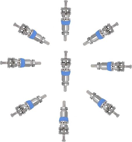 Valve Core for R410 R32 R22 Refrigerant,High Pressure with Teflon Seal,HVAC Replacement Part Ideal for Refrigeration Systems and Air Conditioning,Pack of 50 in Kuwait