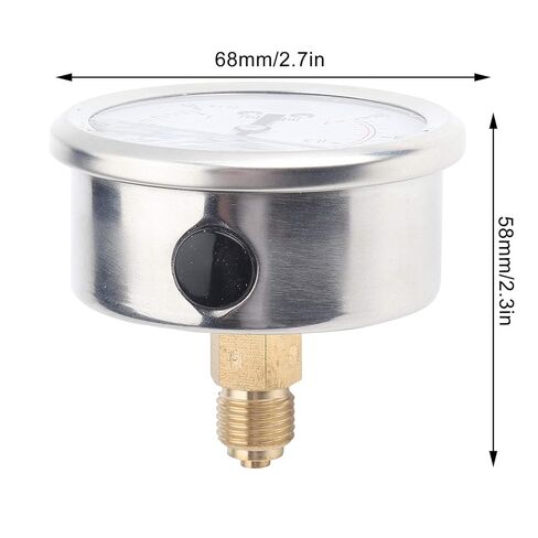 Generic Pressure Y60 Axial Oil Filled Vacuum Pressure Measurement Tool for Mining Industry, Home Heating Stainless Steel in Saudi Arabia