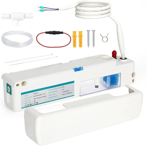 Mini Split Condensate Pump, II Universal Condensate Pump, 11 GPH, 157000 Btu/h, 100-240V AC 50/60Hz, <19 dB(A) @ 1M, Wide Range of Applications Including Indoor Air Conditioning, HVAC, Dehumidifier in Saudi Arabia