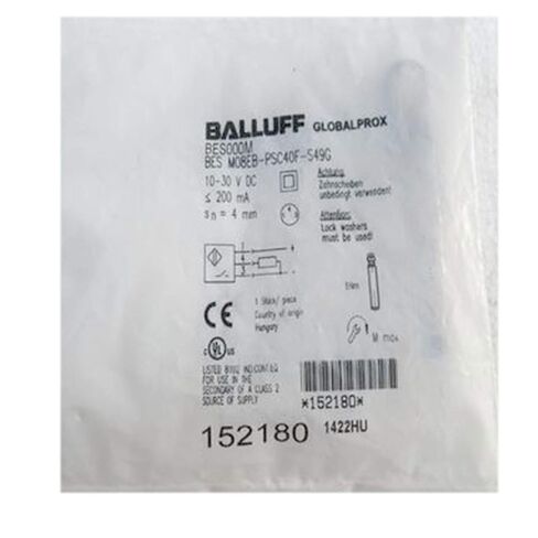BALLUFF BES M08EB-PSC40F-S49G(BES000M) أجهزة الاستشعار القياسية الاستقرائية PNP جديد in Kuwait