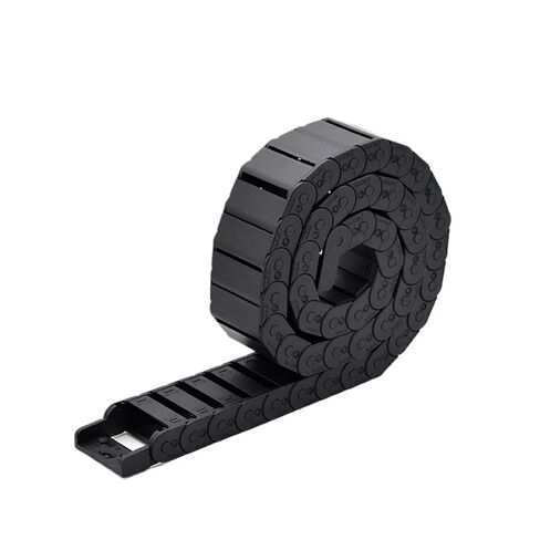 سلسلة كابل شبه مغلقة 15 * 20 30 40 50 مم حامل نقل الأسلاك حبل سحب بلاستيكي لآلة نقش الطابعة 1 متر (38 مم، 15 × 20 مم) in Kuwait