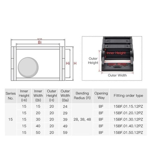 Cable Chain Semi-Enclosed 15 * 20 30 40 50mm Wire Transmission Carrier Plastic Drag Towline ForPrinter Engraving Machine 1M(38mm,15x20mm) in Saudi Arabia
