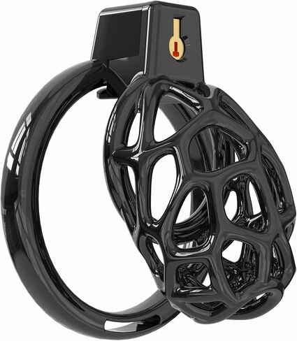 Men's Fitness Protective Training Cage - Resin Material - Stress Relief - Lightweight and Breathable - Enhanced Comfort - A342 (Black, M) in Saudi Arabia