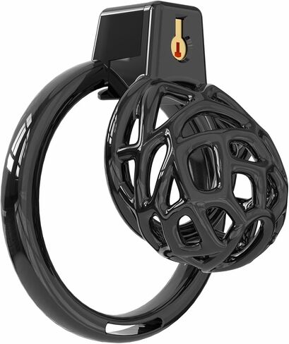 Men's Fitness Protective Training Cage - Resin Material - Stress Relief - Lightweight and Breathable - Enhanced Comfort - A342 (Black, M) in Saudi Arabia