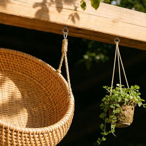 200 Pcs Small Screw Eyes for WoodEye Hook Screws Assortment, Small Eye Screws for Wood, Screw in Eyelets, Metal Self Tapping Eye Hooks for Picture Frame Hanging Items(9 Sizes) in Kuwait