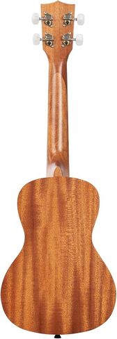 Kala Courage Mahogany Concert Ukulele - Bundle With Gig Bag, Tuner, Strap, Strings, and Austin Bazaar Polishing Cloth in Kuwait
