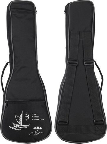 Kala Courage Mahogany Concert Ukulele - Bundle With Gig Bag, Tuner, Strap, Strings, and Austin Bazaar Polishing Cloth in Kuwait