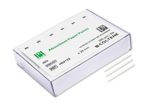 Coltene Whaledent H02122 ورق ماص صحي أبيض ISO 60 200/Pk in Kuwait