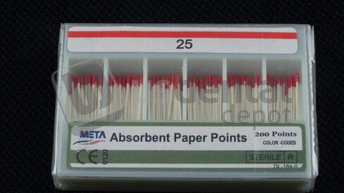 Absorbent Paper Points Color Coded Spill Proof #25- 107633 Us Depot in Saudi Arabia