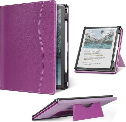 COBAK CASE for Kindle Scribe مع اثنين من زوايين المشاهدة - جميع الغطاء الجلدي PU الجديد مع Auto Sleep Wake ، حامل القلم ، ميزة حزام يدوية لـ Kindle Scribe 10.2 "2022 و 2024 تم إصدارها in Kuwait