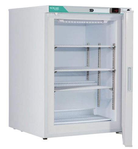 Nor-Lake Scientific PF051WWW/0M40 سلسلة White Diamond قائمة بذاتها تحت العداد -40 درجة فريزر، باب صلب، مفصل يمين، 115 فولت، 4 cu. قدم السعة in Saudi Arabia