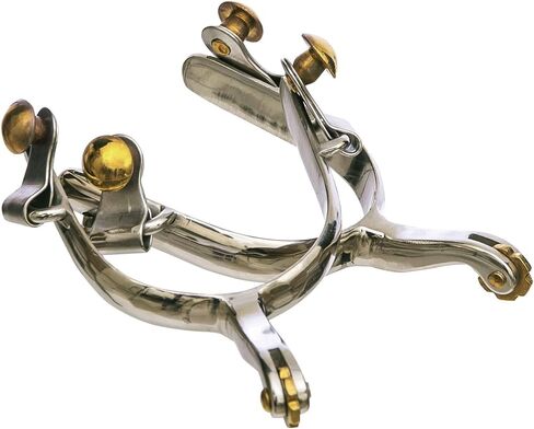 Jeffers Equine Paired Spurs. Western & English Gear for Youth, Men, & Women. Universal, Quality Riding Aid. in Saudi Arabia