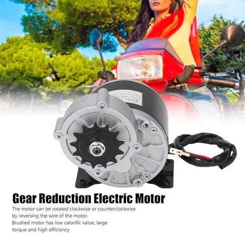 Alomejor Electric Motor,High Torque Brushed Motor,36V 500W Aluminum Gear Reduction,for Ebikes Scooters Wheelchairs Elderly Mobility Solutions in Saudi Arabia