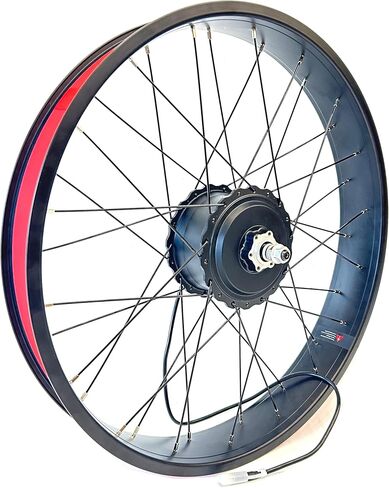 Double Motor Wheel Set 26x4.0 For Electric Fat Bike Maximum 2000W Power With Sinewave controller TFT Color Display Dual Motor for Scooter Accessory in Kuwait