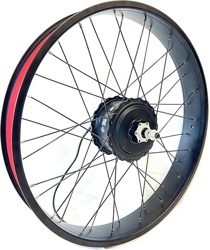 Double Motor Wheel Set 26x4.0 For Electric Fat Bike Maximum 2000W Power With Sinewave controller TFT Color Display Dual Motor for Scooter Accessory in Kuwait