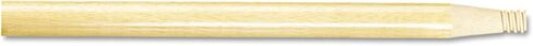 Boardwalk Threaded End Broom Handle, Lacquered Wood, 0.94" dia x 60", Natural in Saudi Arabia