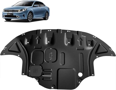 Front Engine Splash Shield Fit for Volkswagen Jetta 2006-2018 Engine Case Guards Suitable for Jetta Under Engine Cover Mud Flaps Directly Replace Original in Kuwait