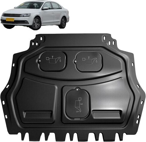 درع Splash Splash Front For For Volkswagen Jetta 2006-2018 حراس حالات المحرك مناسبة لـ Jetta تحت غطاء طين محرك محرك يحل محل الأصل مباشرة in Kuwait